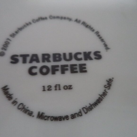 Starbucks Floral Sunflower Mug Cup red pink Micro Dish safe Groovy 2007 Ceramic - Picture 11 of 11